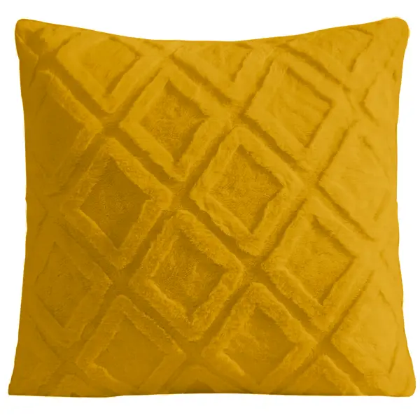 Декоративная подушка DIAMOND 45x45 см цвет горчица
