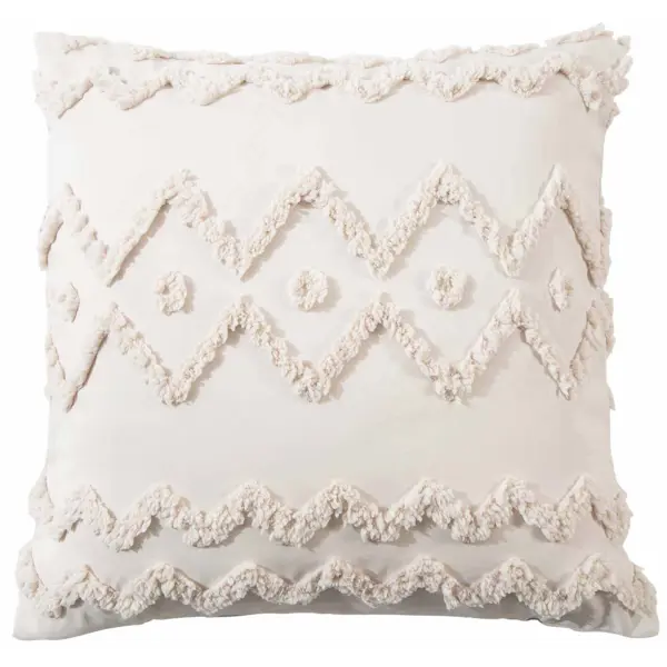 Декоративная подушка Милана 45x45 см цвет бежевый